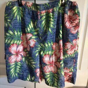 Caribbean Swimwear Mens Swim Trunks Sz 2XB 9" Inseam